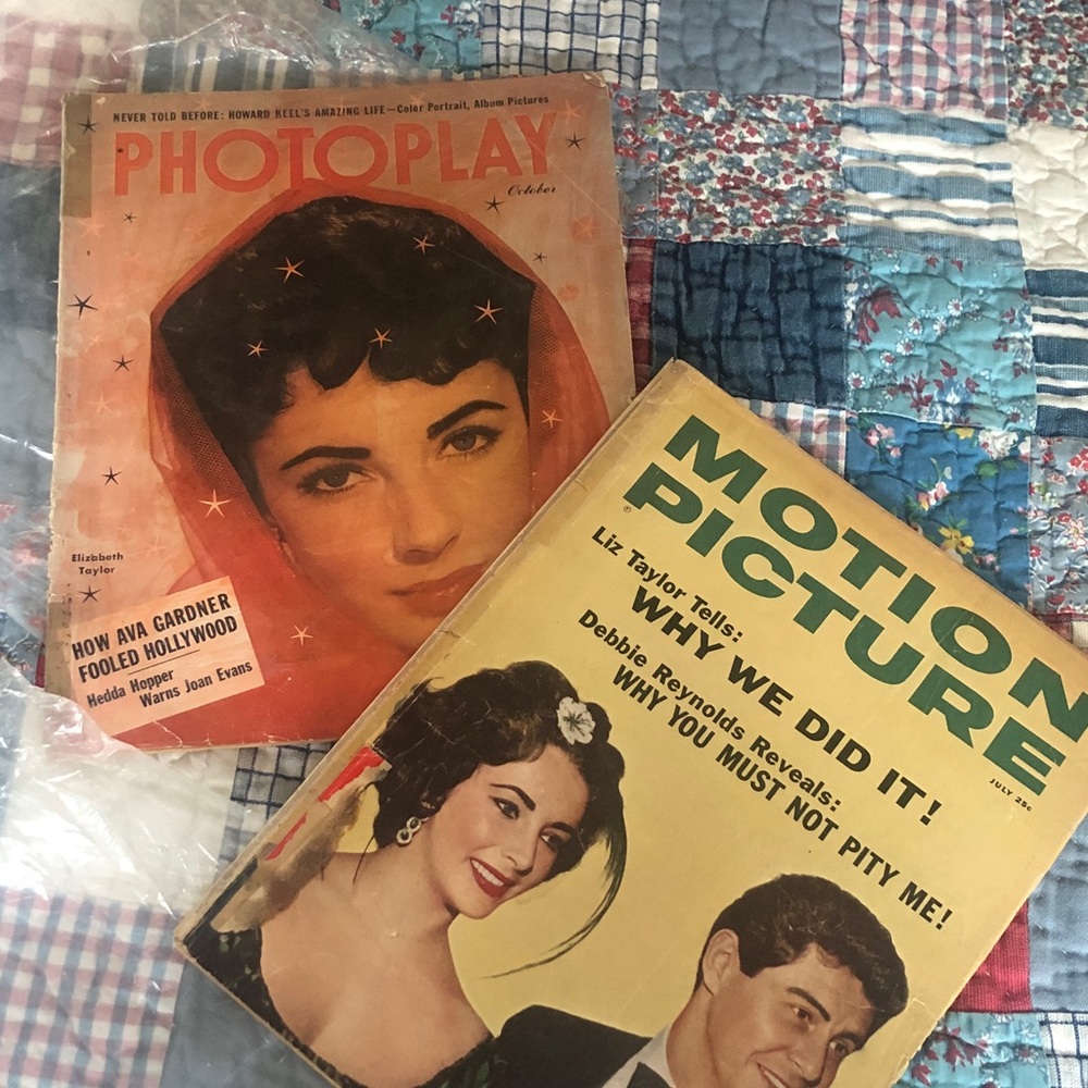 Vintage Movie Magazine Set – Photoplay & Motion Picture (Yellow, Orange Covers)